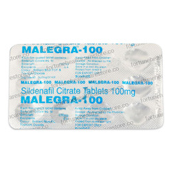 Malegra 100mg (Sildenafil Citrate)